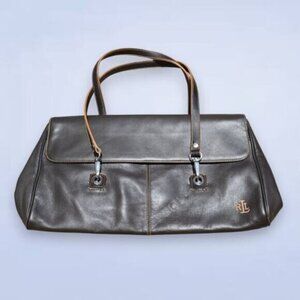 Lauren Ralph Lauren Brown Leather Purse